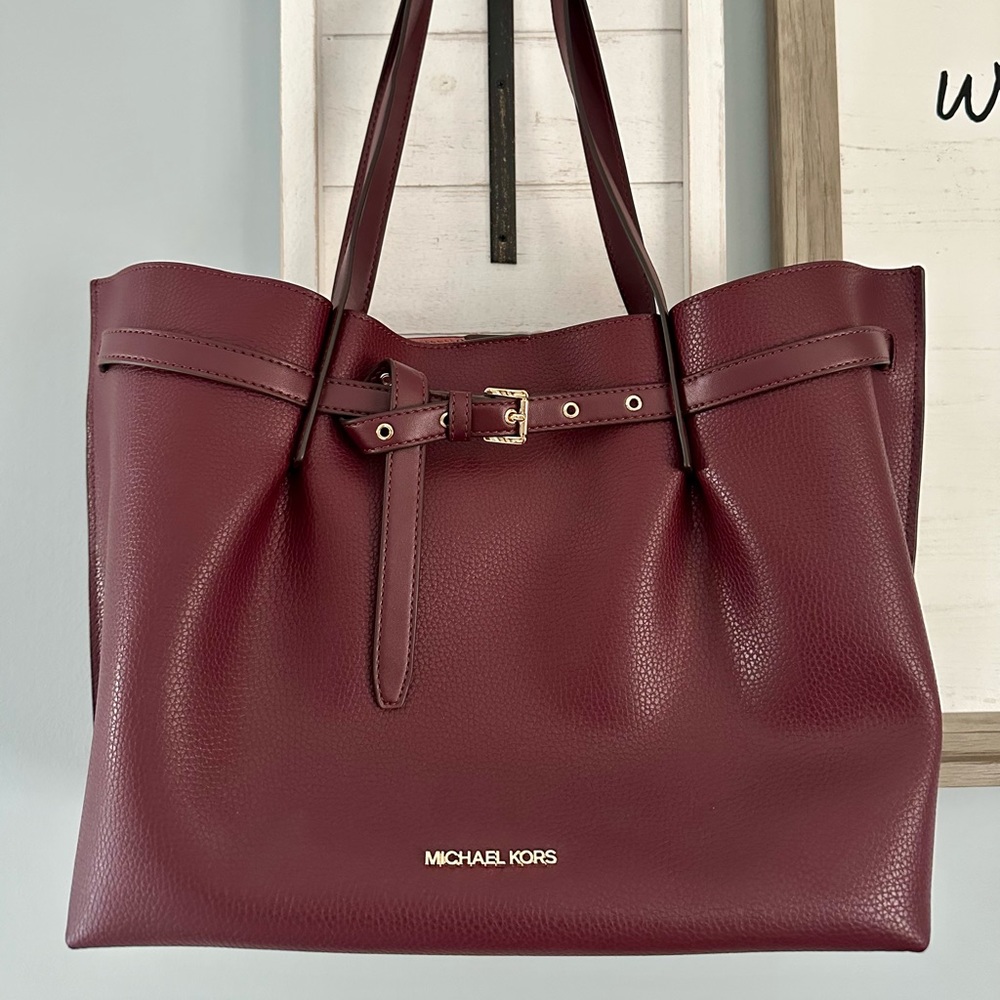 Brand new, Michael Kors, large leather tote, and wallet